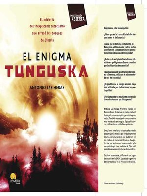 cover image of El enigma Tunguska